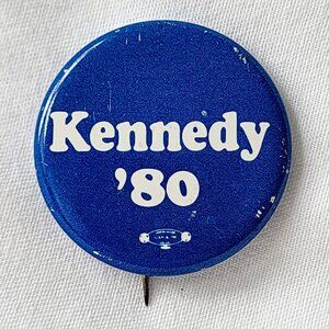 Ted‎ Kennedy 1980 Democrat President Political Campaign Button Pin Vintage  Rare